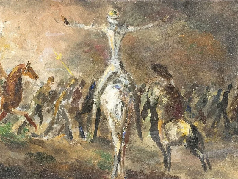 1886-Władysław Jahl - Don Quichotte et Sancho Panza